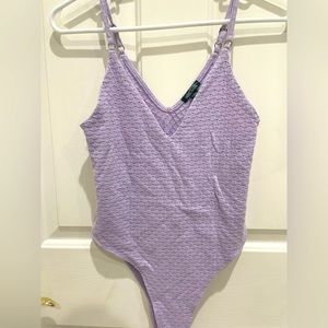 Wild Fable Lavender Sexy V-Bodysuit Accepting Offer